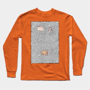 Turkey Giblets Maze! Long Sleeve T-Shirt